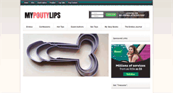 Desktop Screenshot of mypoutylips.com